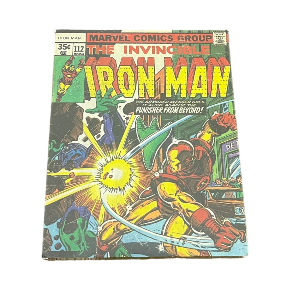 Marvel Iron Man Box Comic Book Wall Art